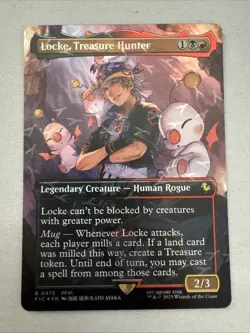 Locke, Treasure Hunter, Extended Art, Foil, FIC #177 MTG Magic the Gathering - Image 1