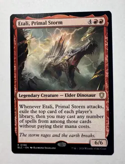 Etali, Primal Storm 0196 Non Foil Rare Bloomburrow Commander MTG NM - Image 1