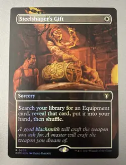 Steelshaper’s Gift | NM | FOIL | Commander Masters | CMM #629 | MTG - Image 1