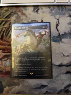 Deadly Rollick (Rainbow Foil) Secret Lair Drop Foil MTG NM DEADPOOL - Image 1
