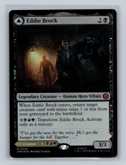 MTG - Eddie Brock - 55 - Marvel's Spider-Man - Foil - Mythic - NM - Image 1