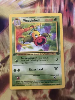 Pokemon TCG - Jungle - Weepinbell #48/64 (1st Edition) - Image 1