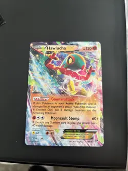 Pokemon Hawlucha EX 64/111 Ultra Rare XY Furious Fists DMG - Image 1
