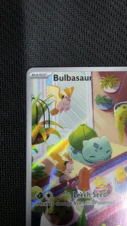 Pokemon Bulbasaur 143/142 Stellar Crown Illustration Rare - Image 2