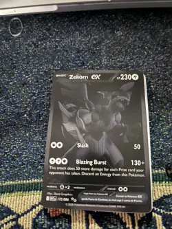 Pokemon TCG - Zekrom ex #172 - Black Bolt Illustration Rare Pack Fresh NM - Image 2