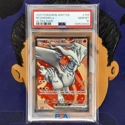 💎PSA 10 GEM MINT 2025 Pokemon White Flare RESHIRAM EX #158 Ultra Rare - Image 2
