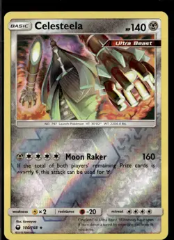 Pokemon Celesteela 100/168 Celestial Storm Reverse Holo Rare - Image 1