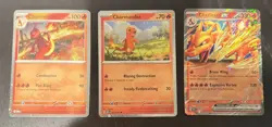 Pokemon Charizard Ex Promo 161 w/ Charmeleon and Charmander Cosmos Holo NM - Image 1