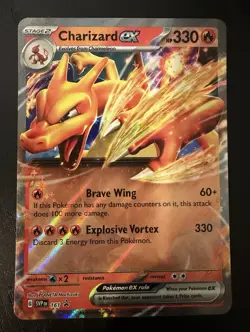 Pokemon Charizard Ex Promo 161 w/ Charmeleon and Charmander Cosmos Holo NM - Image 2