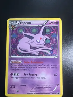 Pokemon TCG Espeon BW92 Holo Promo Black White MP + - Image 1