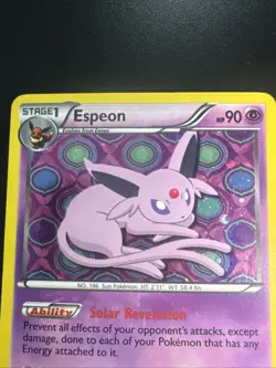Pokemon TCG Espeon BW92 Holo Promo Black White MP + - Image 2