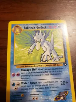 Sabrina's Golduck Rare Unlimited Gym Challenge 030/132 Pokemon TCG - Image 2