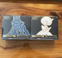 POKEMON CENTER SET LUCARIO GARDEVOIR MEGA EVOLUTION ETB ELITE TRAINER BOX SEALED - Image 1