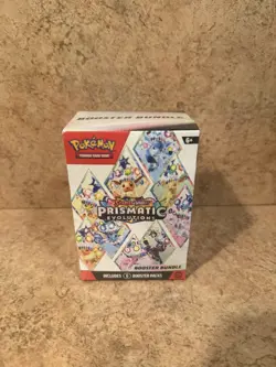 2025 Pokemon Prismatic Evolutions Factory Sealed Booster Bundle Box - Image 1