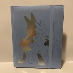 Pokemon PREMIUM Elite Binder - Ultra PRO Side Loading 9 Pocket - Lucario Read - Image 1