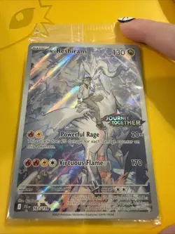 Pokemon TCG: N's Reshiram 167/159 Journey Together Stamped Promo Sealed - Image 1