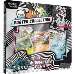 Pokemon TCG Black Bolt and White Flare Unova Poster Collection Box Case (6 pcs) - Image 2