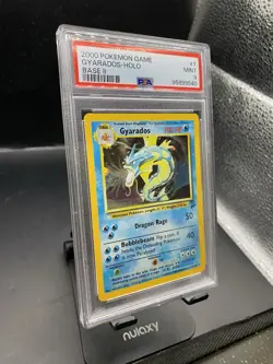 TCG Pokemon 2000 Gyarados Base Set 2 PSA 9 - Image 3