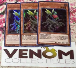3x (M/NM) Predaplant Ophrys Scorpio DUPO-EN066 Ultra Rare 1st Edition YuGiOh - Image 1