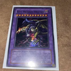 Yugioh Five-Headed Dragon SD09-ENSS1 Ultra Rare Limited Edition NM - Image 1