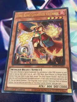Yu-Gi-Oh! TCG Fire King Courtier Ulcanix MP25-EN262 Ultra Rare Yugioh NM/M - Image 2