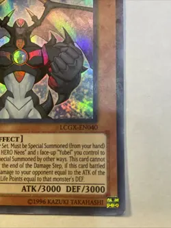 Neos Wiseman LCGX-EN040 Ultra Rare 1st Edition Yugioh - Image 5