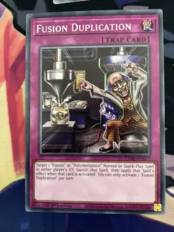 Fusion Duplication CYAC-EN077 Common 1st Edition NM Yugioh - Image 1