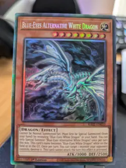 YuGiOh! Blue-Eyes Alternative Dragon RA02-EN010 Collectors Rare 1st Ed - Image 1