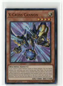 Yugioh X-Cross Cannon MZTM-EN018 Ultra Rare 1st Ed NM - Image 1