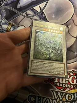 (LT) Yugioh Stardust Dragon TDGS-EN040 Ultimate Rare 1st Edition MP/LP - Image 3