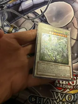 (LT) Yugioh Stardust Dragon TDGS-EN040 Ultimate Rare 1st Edition MP/LP - Image 4