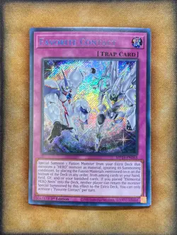 Yugioh Favorite Contact MP24-EN063 Secret Rare 1st Ed MISPRINT NM - Image 1