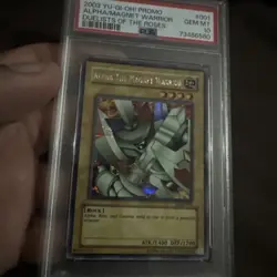 2003 Yu-Gi-Oh the Duelists of Roses Alpha Magnet Warrior Scr #DOR001 PSA 10 - Image 1