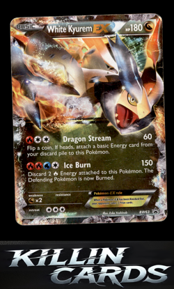 White Kyurem EX - BW63 BW63 Pokemon Promo Black and White Promos Card DM - Image 1