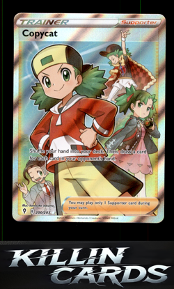 Copycat (Full Art) 200/203 Pokemon Ultra Rare SWSH07: Evolving Skies Card NM - Image 1