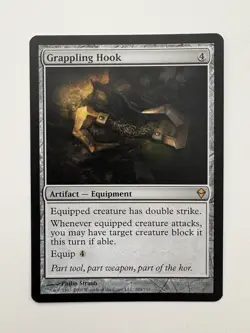 Grappling Hook MTG Magic the Gathering Card NM Near Mint. Zendikar - Image 1