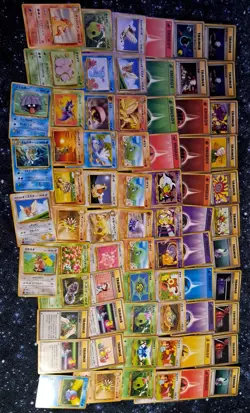 Vintage Pokemon Old Back (pocket monsters) card lot of 161 cards - Image 2