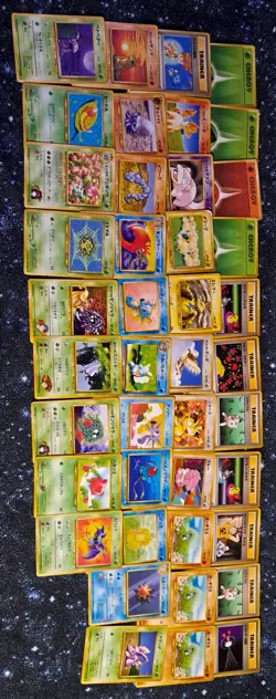 Vintage Pokemon Old Back (pocket monsters) card lot of 161 cards - Image 3