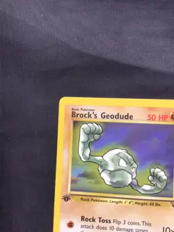 Pokemon Cards: Gym Challenge 1st Edition Common: Brock's Geodude 68/132 - Image 2