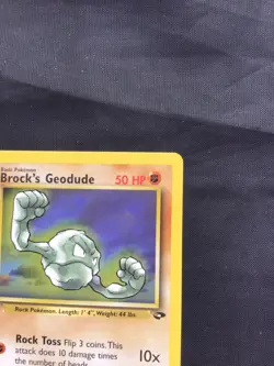 Pokemon Cards: Gym Challenge 1st Edition Common: Brock's Geodude 68/132 - Image 3