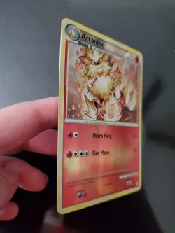 Arcanine 1/123 Reverse Holo Pokemon TCG HeartGold SoulSilver Card LP-NM - Image 3