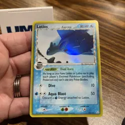 Latios Delta Species 12/110 2006 EX Holon Phantoms Pokemon Card Holo Rare LP - Image 2