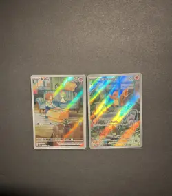 pokemon card lot of 2! charmander was 044 promo and ralts 211/198 - Image 1