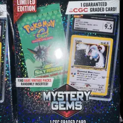 x2 Pokemon Mystery Gems 1 CGC Graded Card & Booster Pack 2025 Limited Edition - Image 3