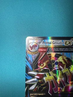 Pokemon Primal Groudon EX Full Art XY Primal Clash 151/160 LP Card - Image 2