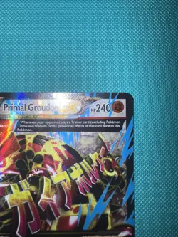 Pokemon Primal Groudon EX Full Art XY Primal Clash 151/160 LP Card - Image 3