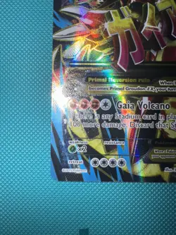 Pokemon Primal Groudon EX Full Art XY Primal Clash 151/160 LP Card - Image 5