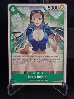 One Piece Card Game - Nico Robin (2nd Anniversary) OP09-033 C - NM - Image 1