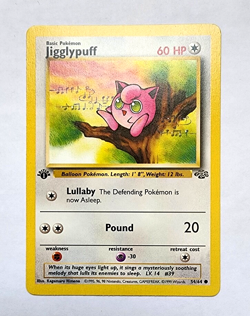 Jigglypuff 54/64 1999 1st Edition Pokemon Card NM - Image 1