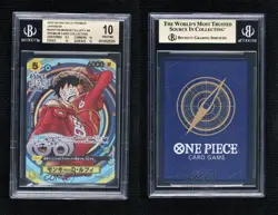 2022-Current One Piece Card Game: Promos Japanese Monkey D Luffy BGS 10 - Image 3